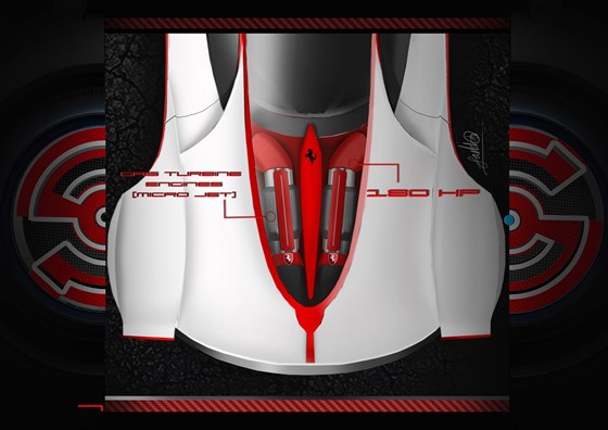 Transportation Design: Ferrari Cigno Bianco