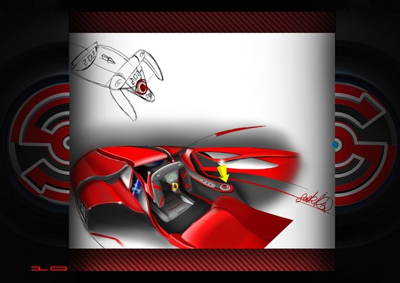 Transportation Design: Ferrari Cigno Bianco