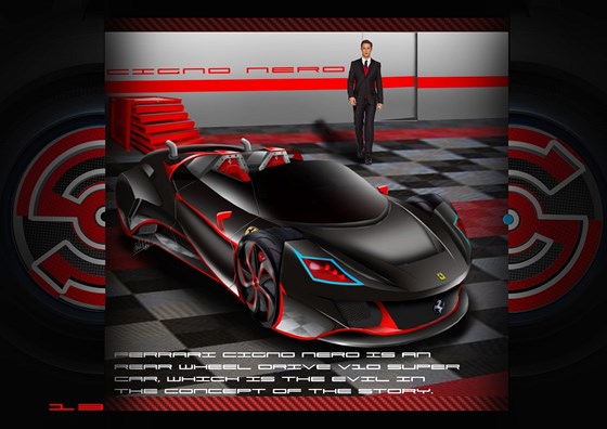 Transportation Design: Ferrari Cigno Bianco