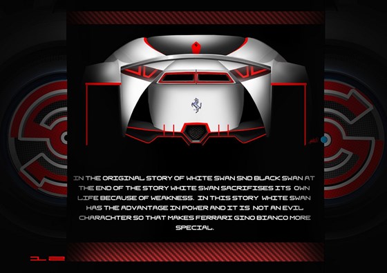 Transportation Design: Ferrari Cigno Bianco